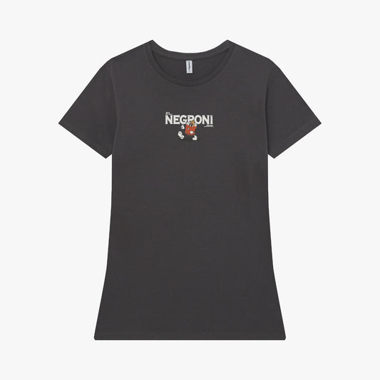 Camiseta manga corta Negroni Equal Measures gris carbón mujer