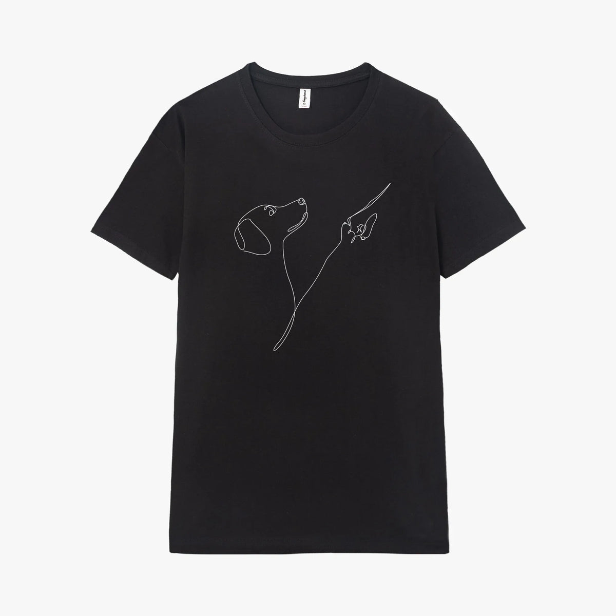 Camiseta manga corta Fist With The Bestie negro profundo