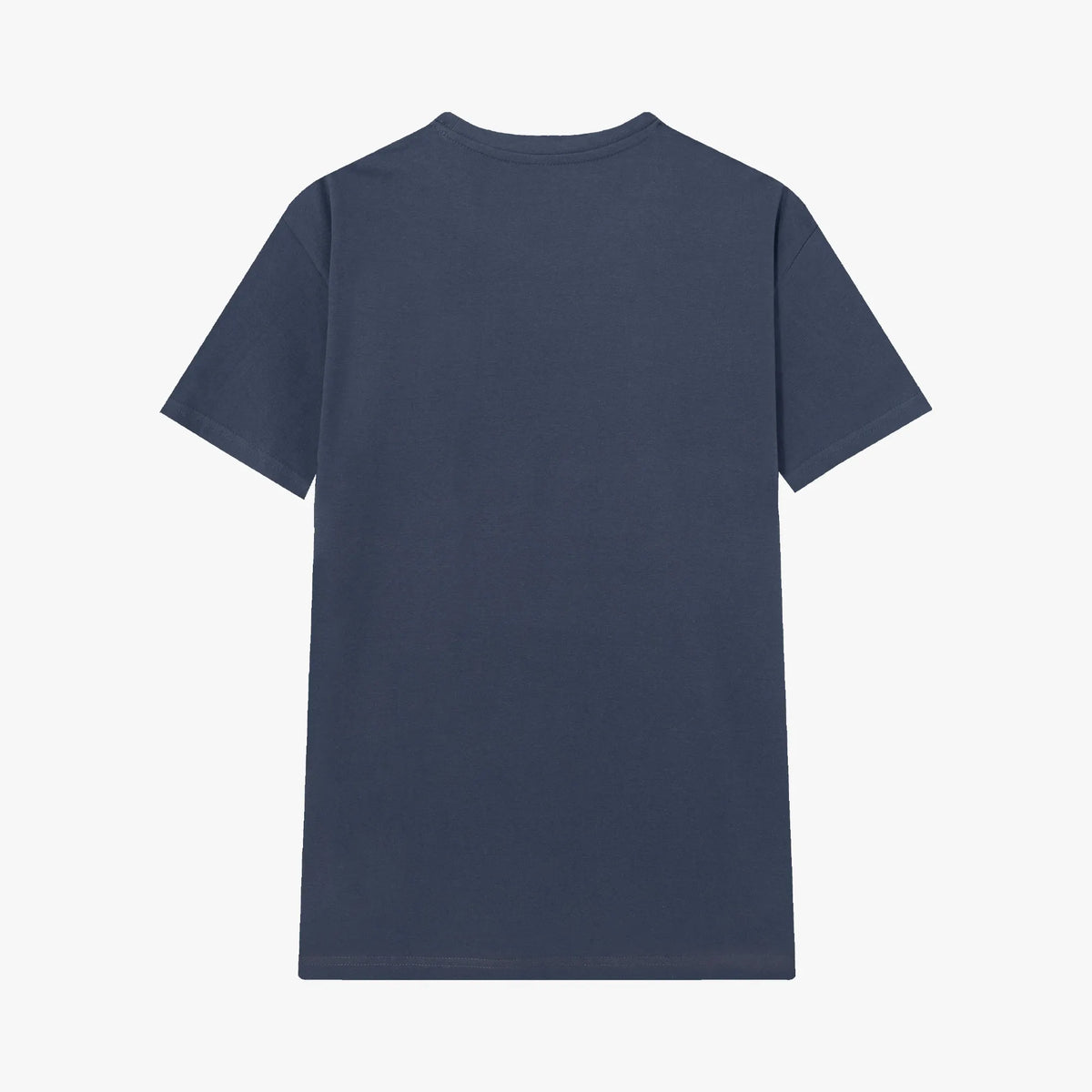 Camiseta manga corta Yellow Family Life azul vaquero