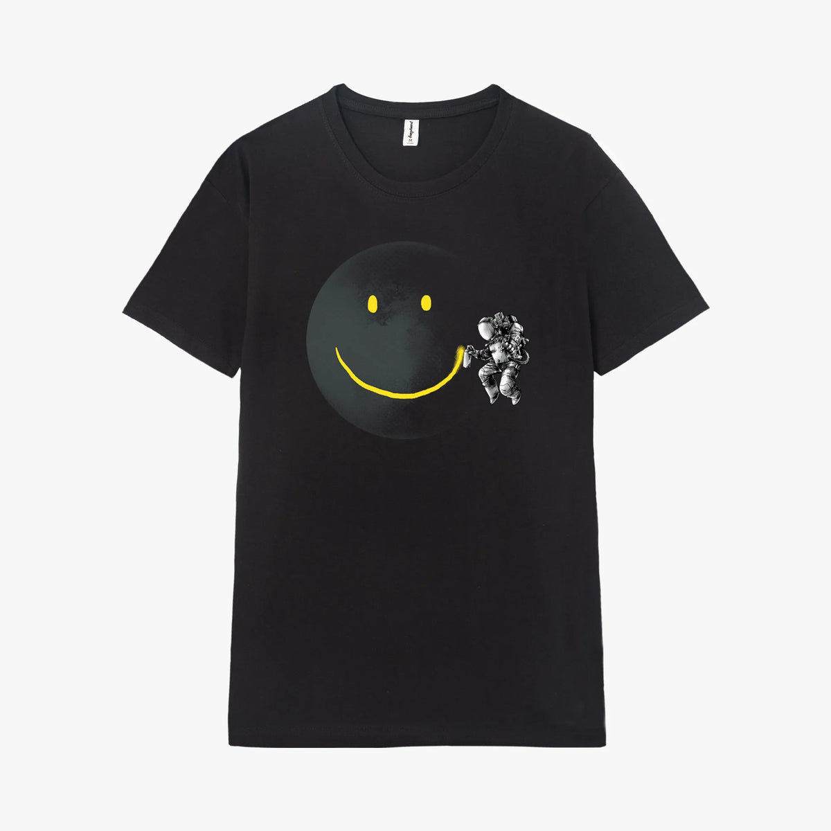 Camiseta manga corta Make A Smile negro profundo