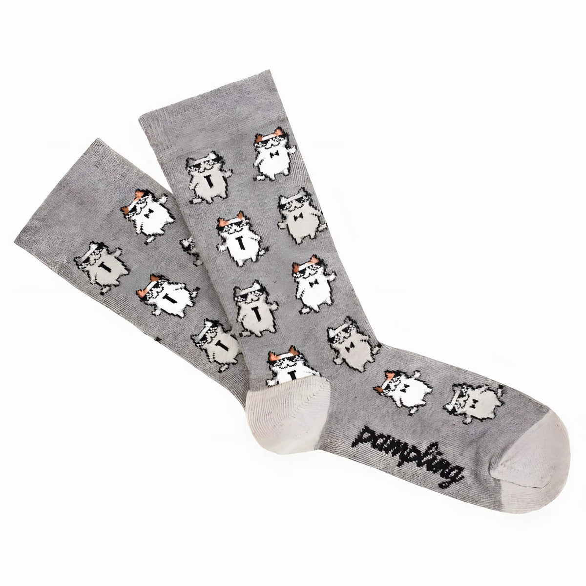 Calcetines largos Cool Cats gris neutro