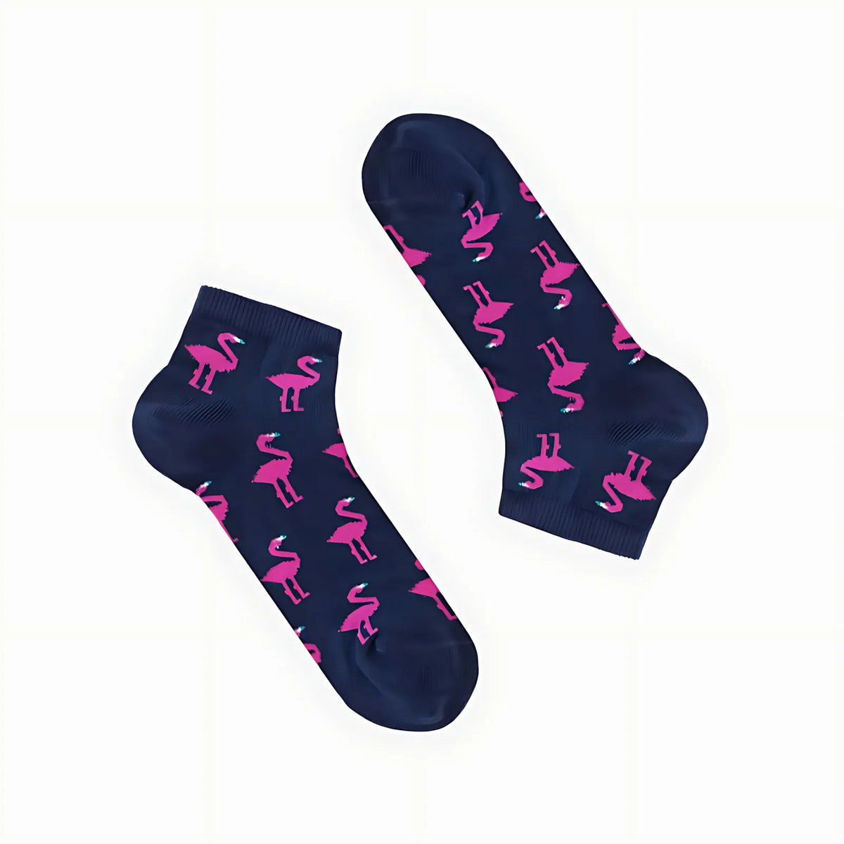 Calcetines cortos Flamingo azul marino