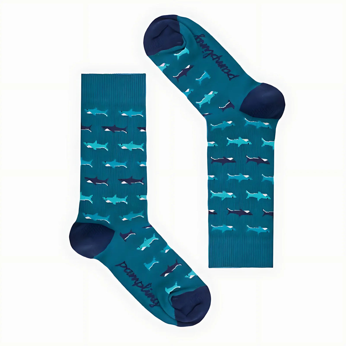 Calcetines largos Sharks azul verdoso