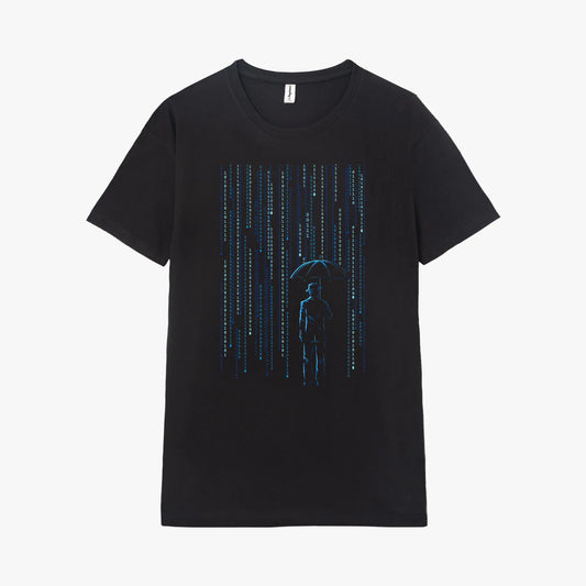 Camiseta manga corta Digital Detox negro profundo