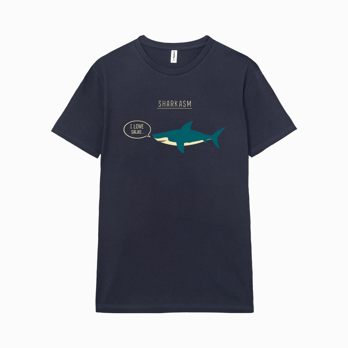 Camiseta manga corta Sharkasm azul marino