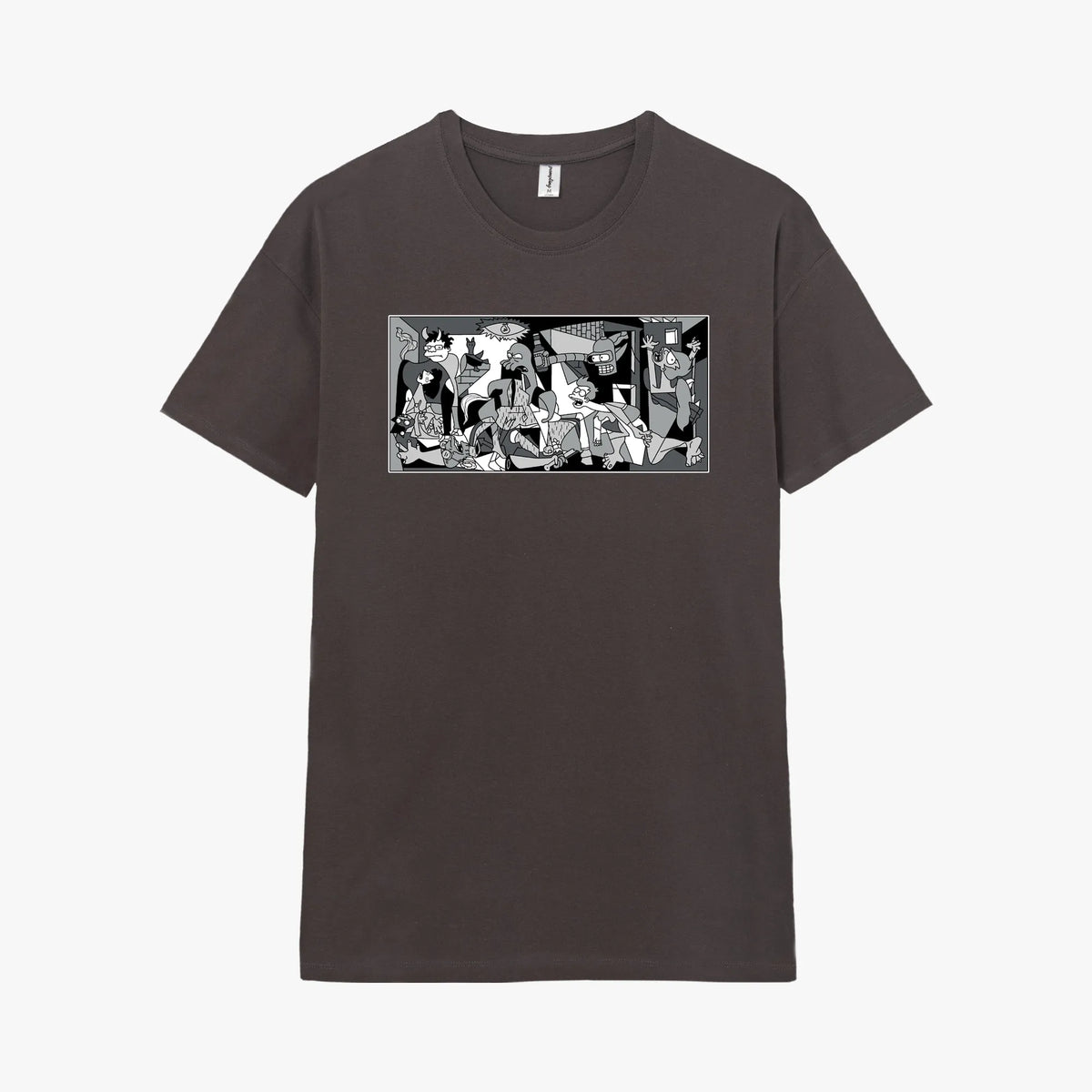 Camiseta manga corta Future Guernica gris ratón