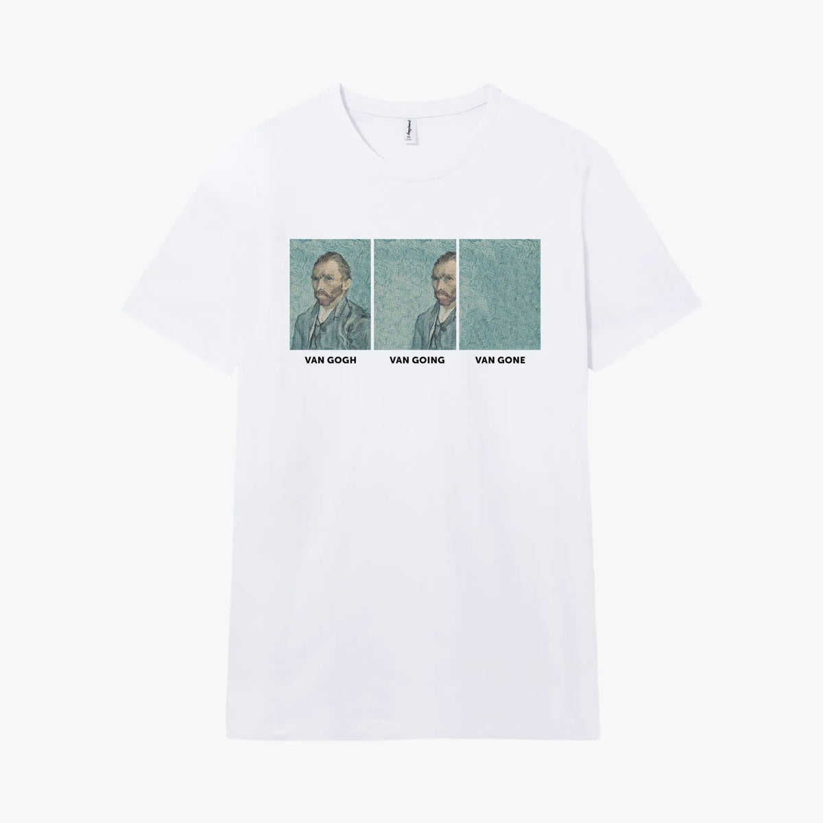 Camiseta manga corta Van Gone blanco clásico