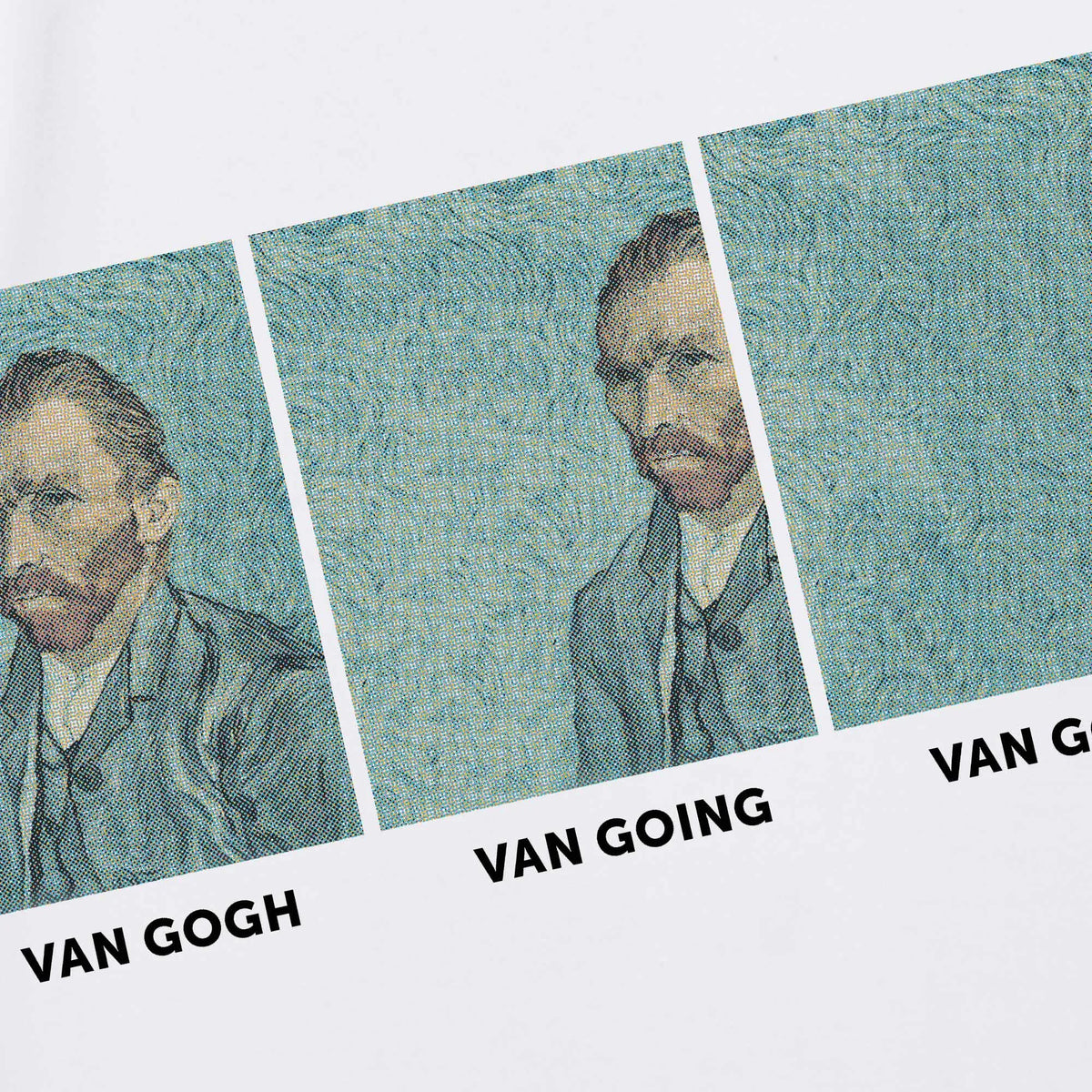 Camiseta manga corta Van Gone blanco clásico
