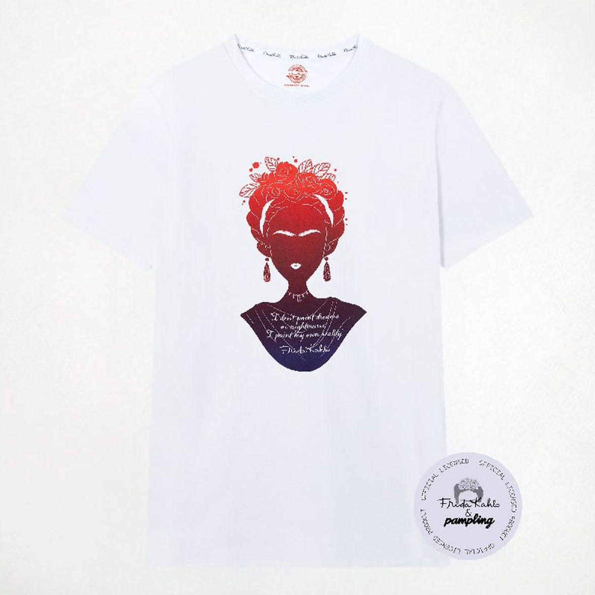 Camiseta manga corta con licencia Frida Kahlo Reality