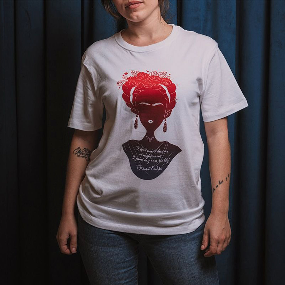 Camiseta manga corta con licencia Frida Kahlo Reality