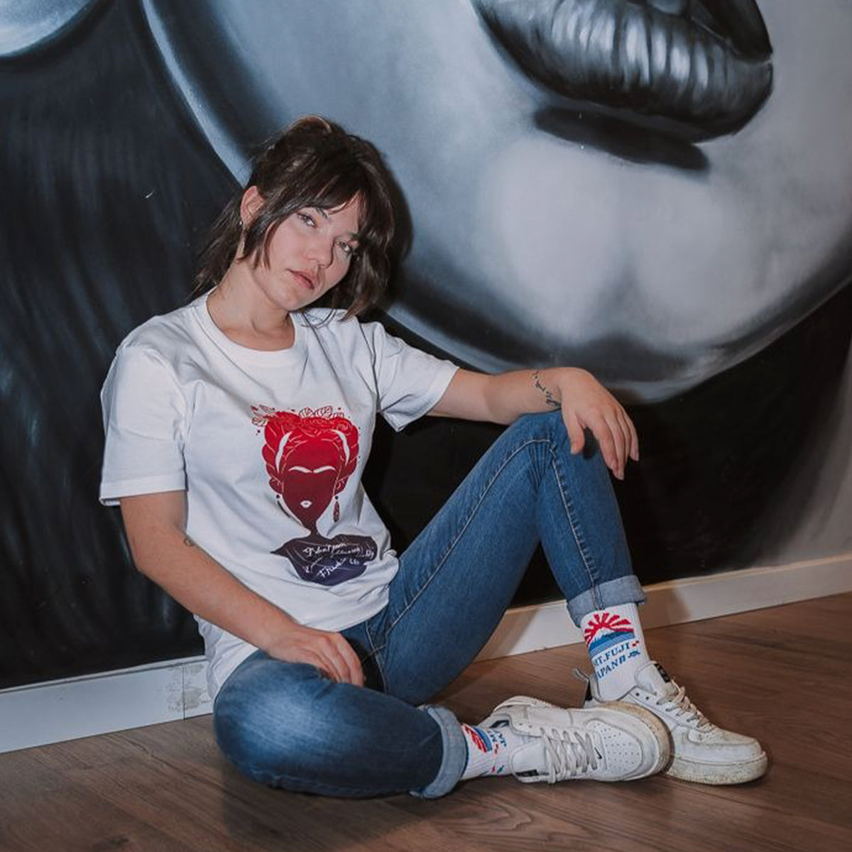 Camiseta manga corta con licencia Frida Kahlo Reality