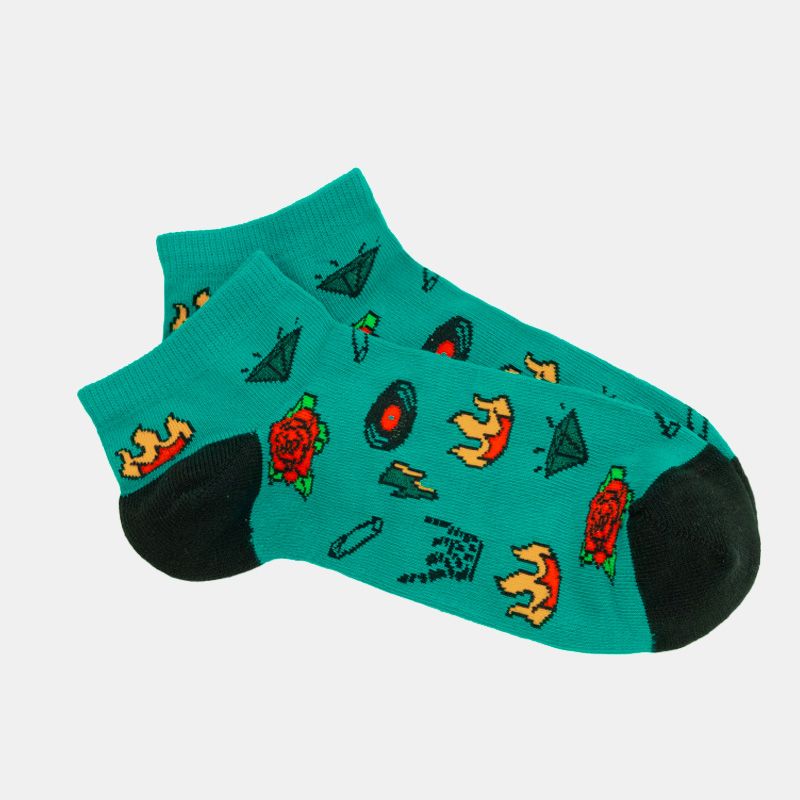 Calcetines cortos Retro Rock