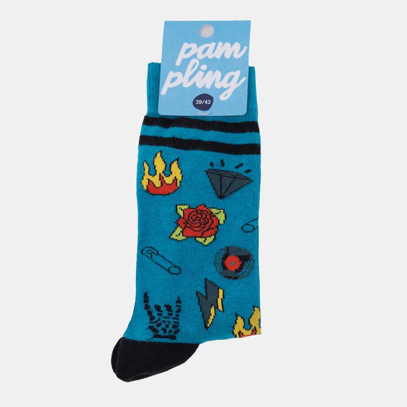 Calcetines cortos Retro Rock