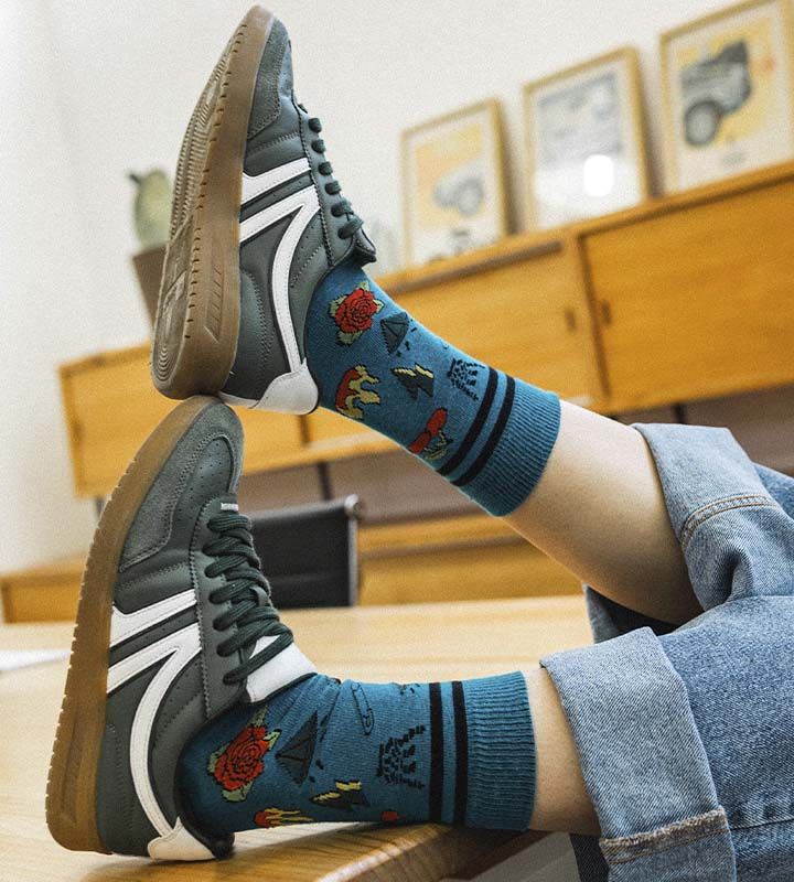 Calcetines cortos Retro Rock